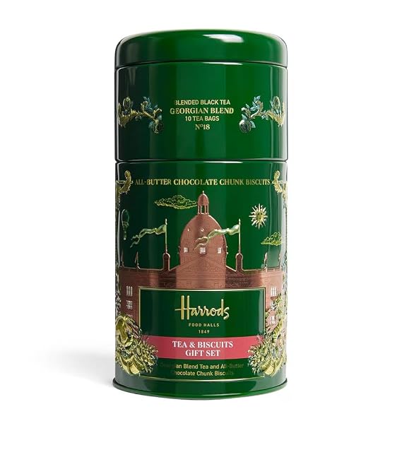 Harrods Heritage English Breakfast And Biscuit Gift Set