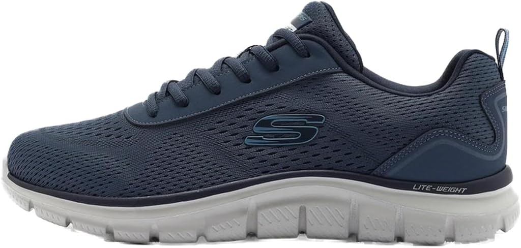 Skechers TRACK-LESHUR Men's Blue Sneakers Walking ShoesMen