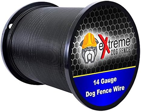 Professional Electric Dog Fence Wire - Heavy Duty Direct Ground Burial Rated Perimeter Wire - Stands Up to the Elements on Any Wired Underground Dog Fence - 2000 Feet Pro Grade 14 Gauge