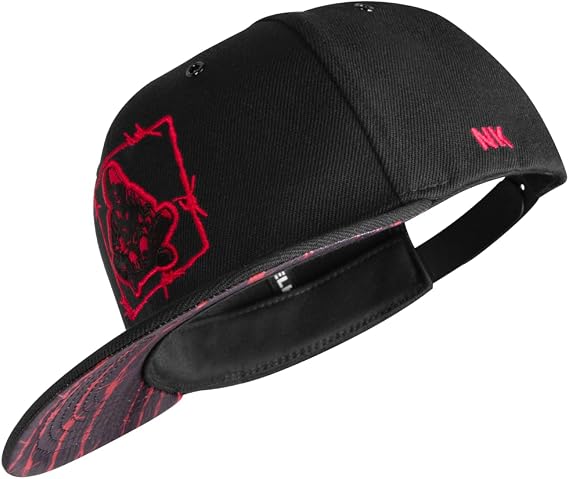 Nebelkind Snapback-Cap Men Women Barbed Wire, OneSize, Base-Cap, Size Adjustable, Unisex, Trendy, Streetwear Style, Baseball Cap with Straight Peak, Retro