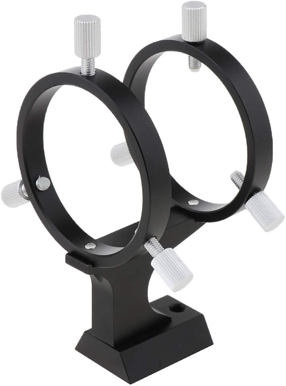 gazechimp Astronomical Telescope Star Pointer Mounting Bracket 7x50 Finderscope Aluminum - Black