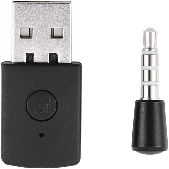 Bluetooth Adapter, Mini USB Bluetooth 5.1 Dongle with A2DP HSP Support for Wireless Headphones Gaming PCs Laptops Black