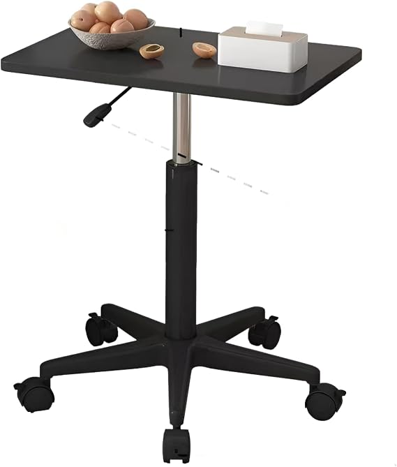 Elevating Desk, Standing Desk, Elevating Table, Stepless Elevation, Standing Table, Elevating Type, High Table with Casters, Side Table, Mini Table, Mobile Table, Telework, Lecture, Stylish, Load