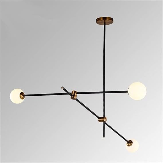 LED Modern Chandelier Lamp, Postmodern - Minimalist Magic Bean Glass Chandelier Living Room Molecular Chandelier,Chandeliers Light Fixture