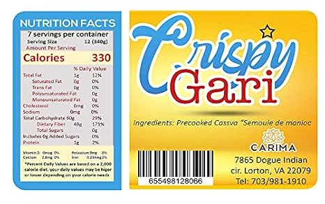 Carima Crispy Gari 5lb