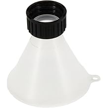 Twist on Threaded Funnel Oil Funnel with Hanging Hole Filling Tool Kitchen Gadget for Kitchen Bath Cleaning Supplies, White