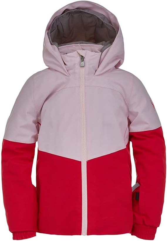Spyder Girl's Conquer Jacket (Toddler/Little Kids) Cerise 4 Little Kids