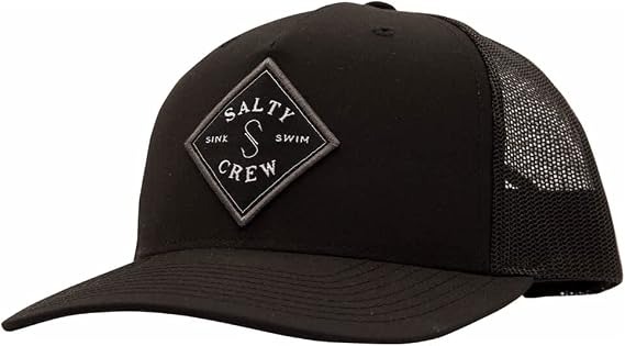 Salty Crew Sealine Retro Trucker Hat - Unisex Adjustable Baseball Hat for Adults - Premium Cotton