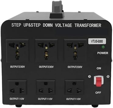 1500W Voltage Transformer AC110V-AC220V Changer Raise/Lower Voltage Japan/U+S Standard Outlet(VTUS 3000W)