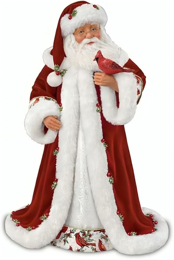 Karen Vander Logt "Winter Blessings" Musical Santa Doll