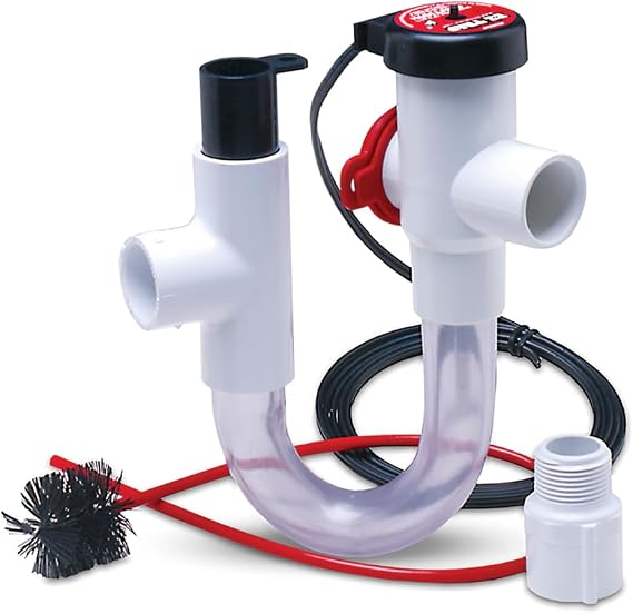 RectorSeal EZ Trap 83210 Float Switch Overflow Protection, Easy Installation, HVAC, 3/4", 1" Deep