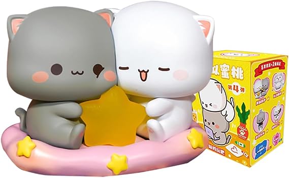 Aven Rabbit Mitao Cat Series 4 Mystery Box Blind Toys Birthday Room Desktop Decoration Action Figure Confirm Style - Hidden Edition