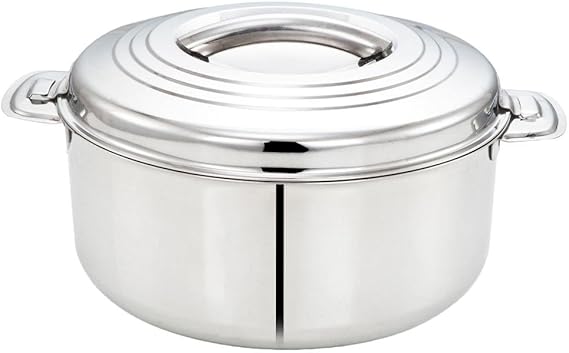Tabakh 1-Liter Stainless Steel Casserole Hot-Pot Food Warmer & Serving Bowl, 1000ml