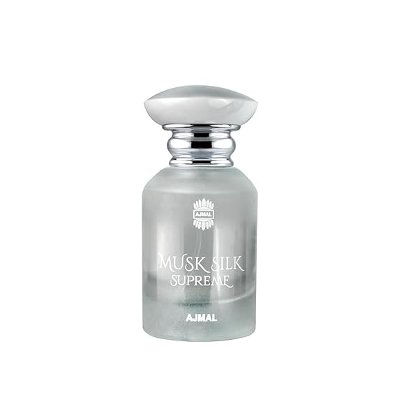 Ajmal Musk Silk Supreme Eau de Parfum for Men & Women 1.7 fl oz / 50 ml | Soft Musky Floral Perfume | Long Lasting Elegant Unisex Fragrance