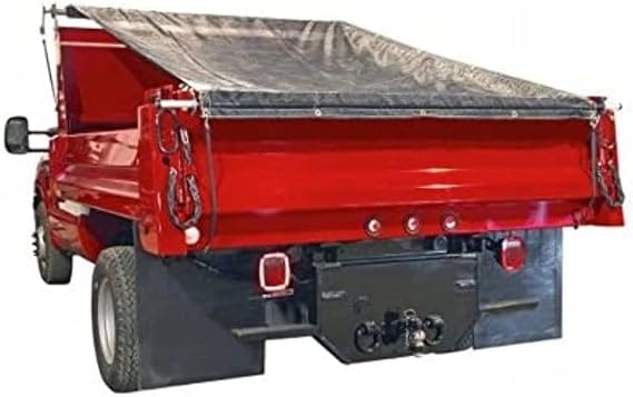 Buyers Products Aluminum Tarp System with Solid Tarp 7 x 18 Foot