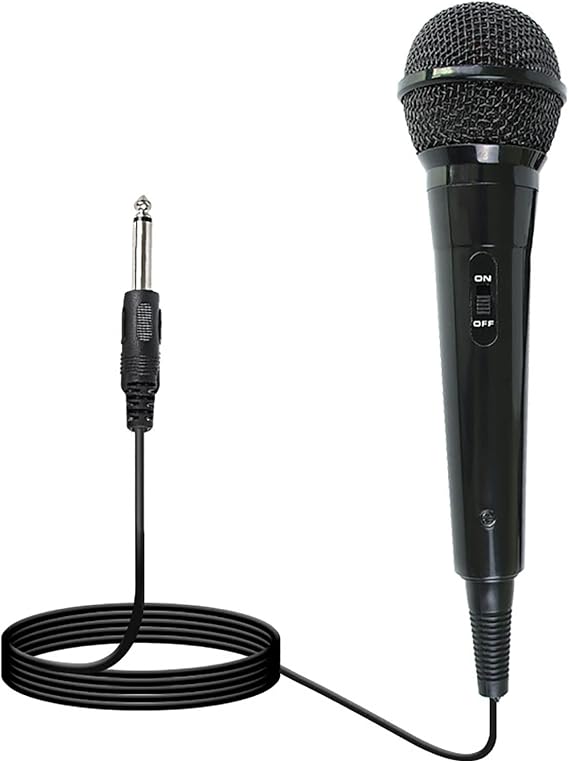 E I F E R Wired Dynamic Microphone with 6.5mm Plug and 3-Meter Cable for Karaoke and Performance