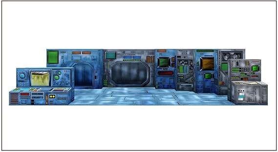 EXTREME-SETS Animated Command Station Pop-Up Diorama 1/12 Scale