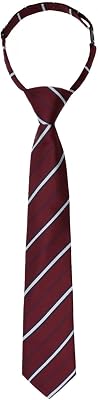 Boys Tie Pre-tied Clip on Ties for Boy Adjustable School Kids Ties for Graduation Wedding Uniform