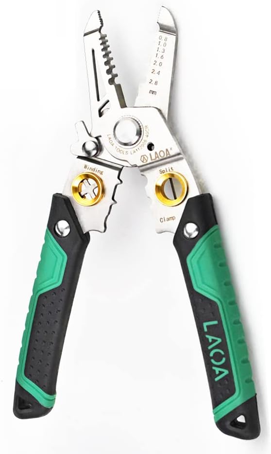 LAOA Wire Stripper Wire Stripper Tool,7-in-1 Multi Function Wire Plier Tool
