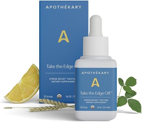 Apothekary Take The Edge Off Alcohol-Free Wine-Inspired Herbal Liquid Drops