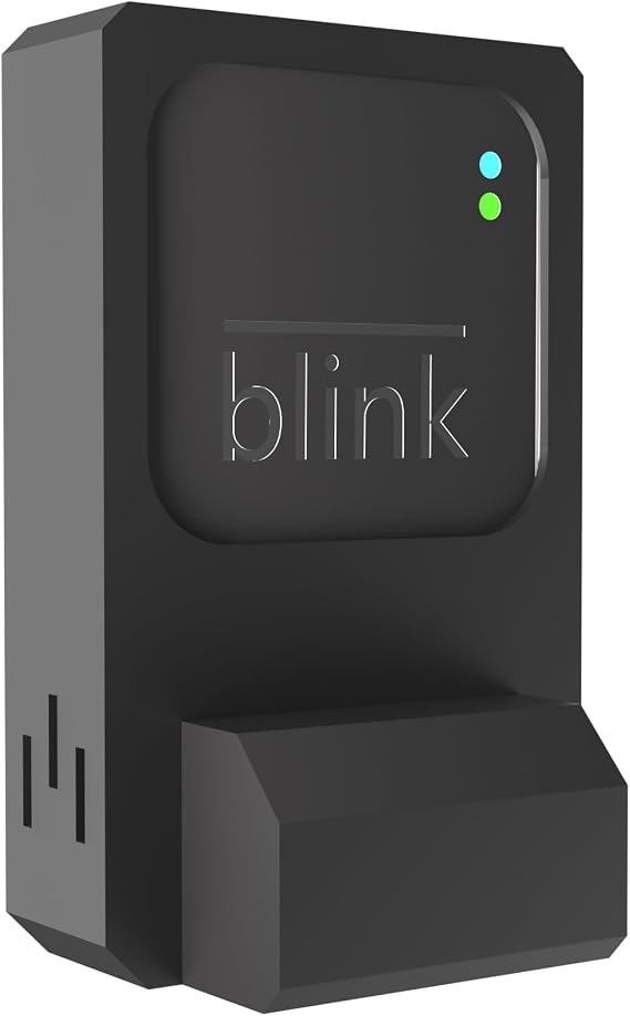 ショートケーブル付きBlink Sync Module 2用コンセントウォールマウント、内蔵ケーブル管理でワイヤーを内側に隠し、露出ケーブルなし、フィット同期モジュールオリジナルプラグブラック