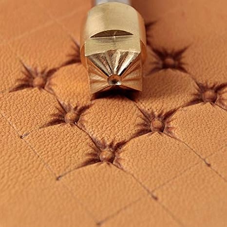 DandS ltd Leather Stamp Tool, Sofa, Professional Steel Craft Tool for Leatherworking, Embossing, Carving & Stamping Leather Projects, Belts Wallets & DIY Projects Compatible with Mallet #296