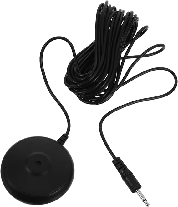 Calibration Microphone for Audio Tuning Measurement Mic for Desktop Conference and Theater Systems 3.5mm Plug, 2-Pole Mono Straight Plug Precise Voice Pickup Noise Reduction