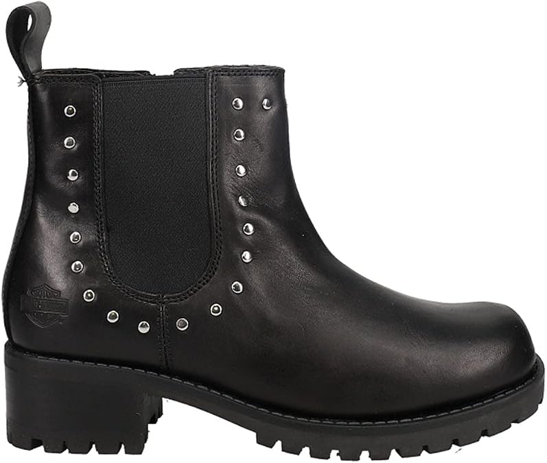 Harley-Davidson Women's Ashby 5-Inch Pull-On Moto Inspired Boots, D84717