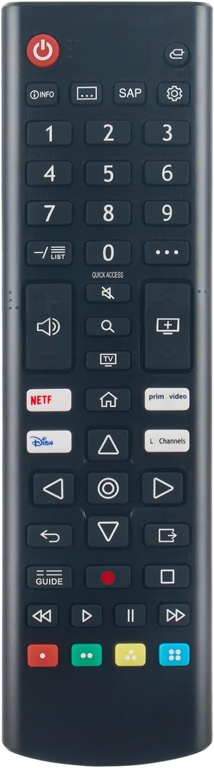 AKB76037601 Replacement Remote Control fit for LG TV 65UP7670PUC | 32LM637BPUB 43UP8000PUR 43LM5770PUA 55UP7670PUC 50UP7670PUC 55UP8000PUR 50UP8000PUR 43UP7670PUC 75UP8070PUR 50UP7000PUA