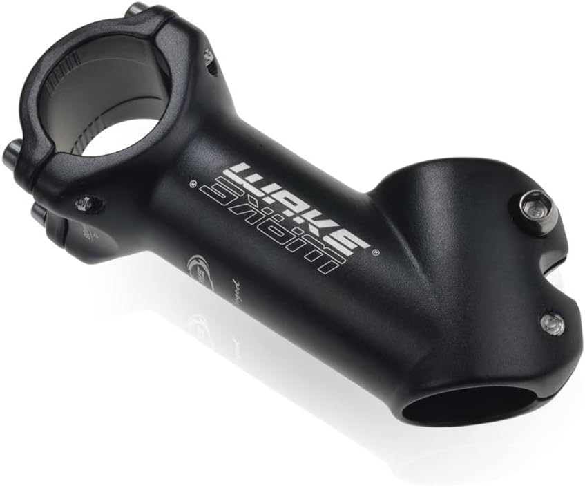 CYSKY Bike Stem 45 Degree 31.8 90mm MTB Stem Bicycle Handlebar Stem Riser for Mountain Bike, Road Bike, Most Bicycle,MTB, BMXAluminum Alloy, Black