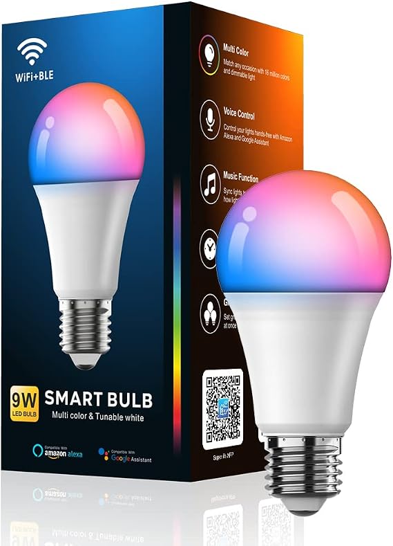 YHW Surplife App Smart WiFi Light Bulb-9W