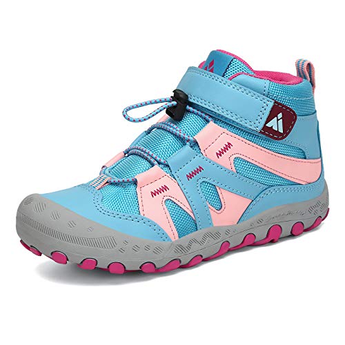 Mishansha Unisex-Child Anti-Collision Non-Slip Hiking Boots Outdoor Trekking Shoes