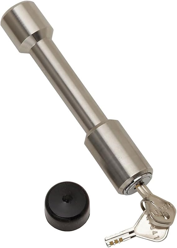 Bulldog (580402) Stainless Steel Dogbone Receiver Lock silver, 5/8in.