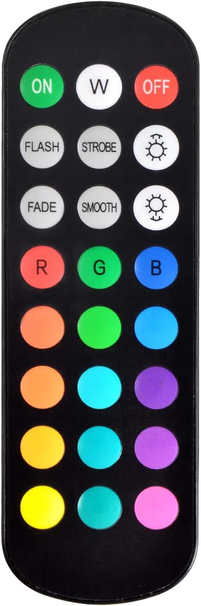 RF Remote Control for LED Wall Washer Light, Black