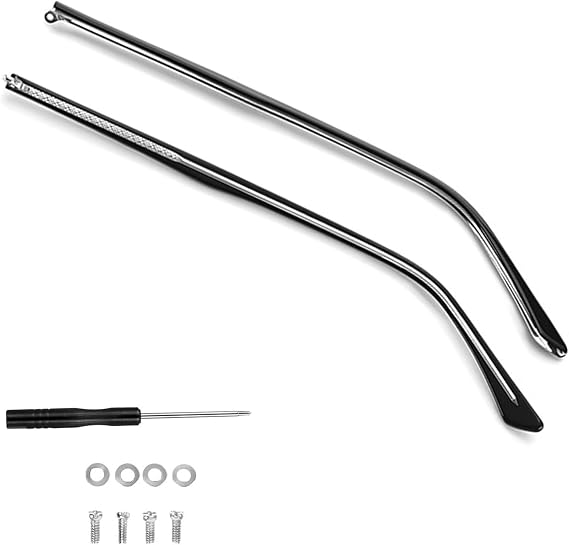 Glasses Replacement Temple, Eyeglass Arms Legs, Glasses Repair Kit Eyeglasses Replacement with Screws,Screwdriver
