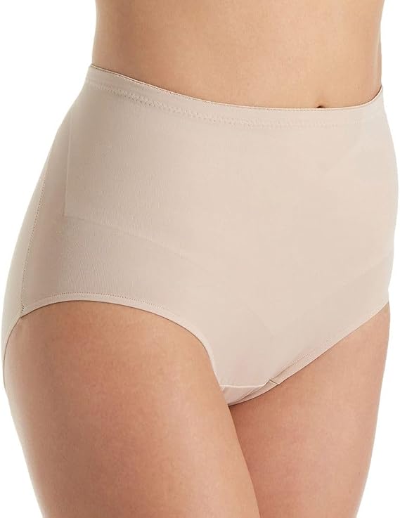 TC Fine Intimates Women's adJUST Perfect Shaping Waistline Brief, 4174, Nude, S