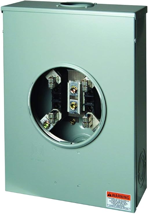 SQUARE D COMPANY URTRS213B Indiv Meter Socket Ringed 200A
