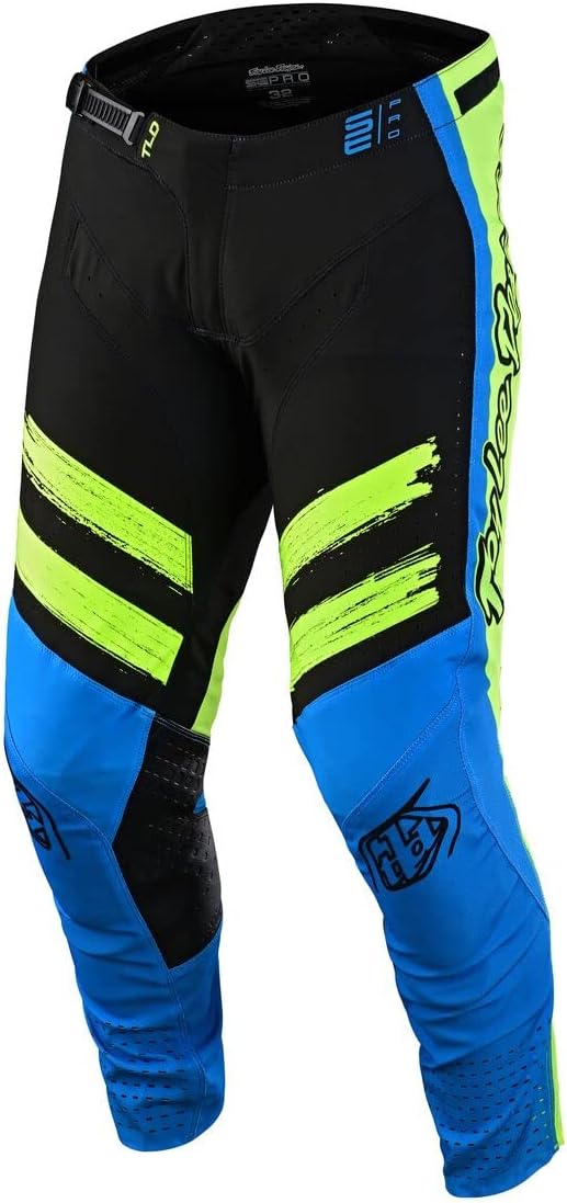 Troy Lee Designs Offroad Motocross Dirt Bike ATV Motorcycle Powersports Racing Pants for Men, SE Pro (Marker Black/Yellow, 34)