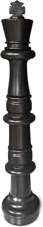 MegaChess Individual Chess Piece - King - 49 inches Tall - Black