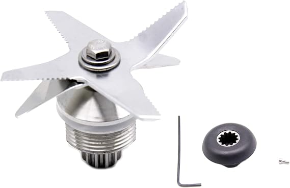 Blender 6 Knife Wet Blade Repair Kit, Drive Socket, 891 802 Replacement Compatible with Vitamix 5200 Series Blender Mixer 64oz and 32oz Containers