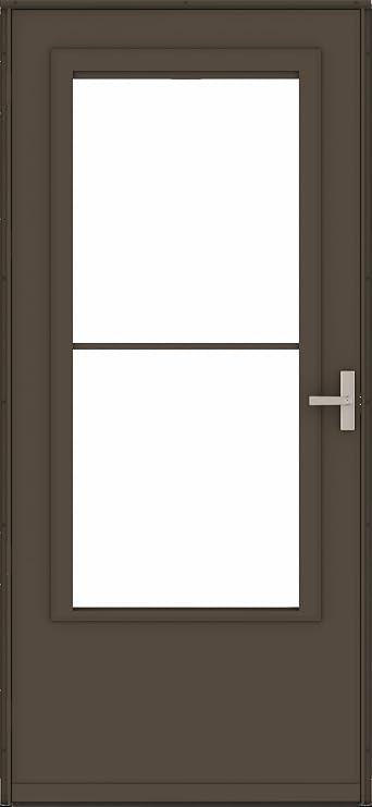LARSON 30 Midview Brown 36-in. Storm Door