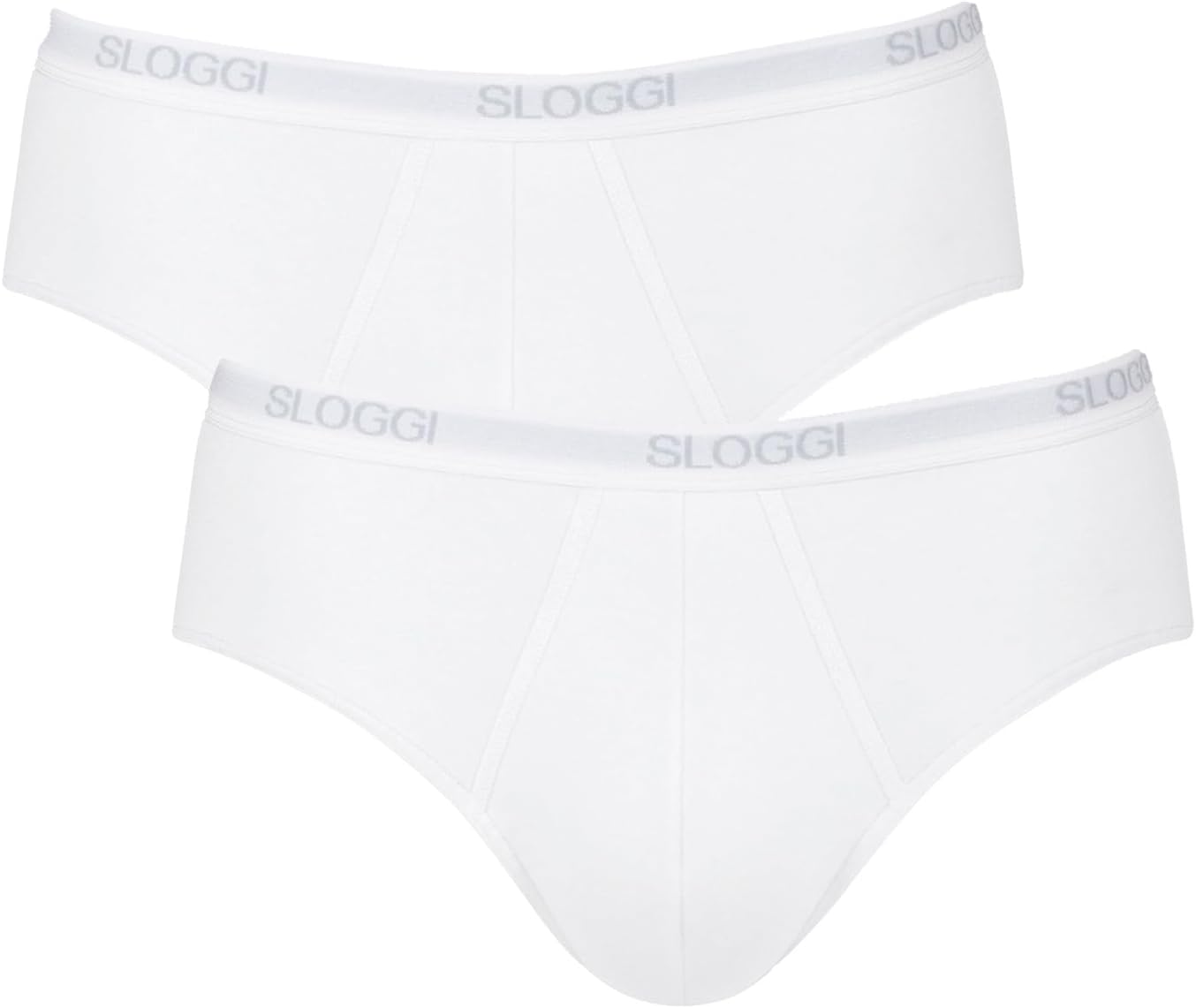 Sloggi Mens 2 Pack Basic Midi Brief In 2 Colours