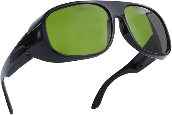 LaserPair 755/808/1064nm Laser Safety Goggles with White Frame for Alexandrite, Diode & Nd:YAG Protection, CE EN207