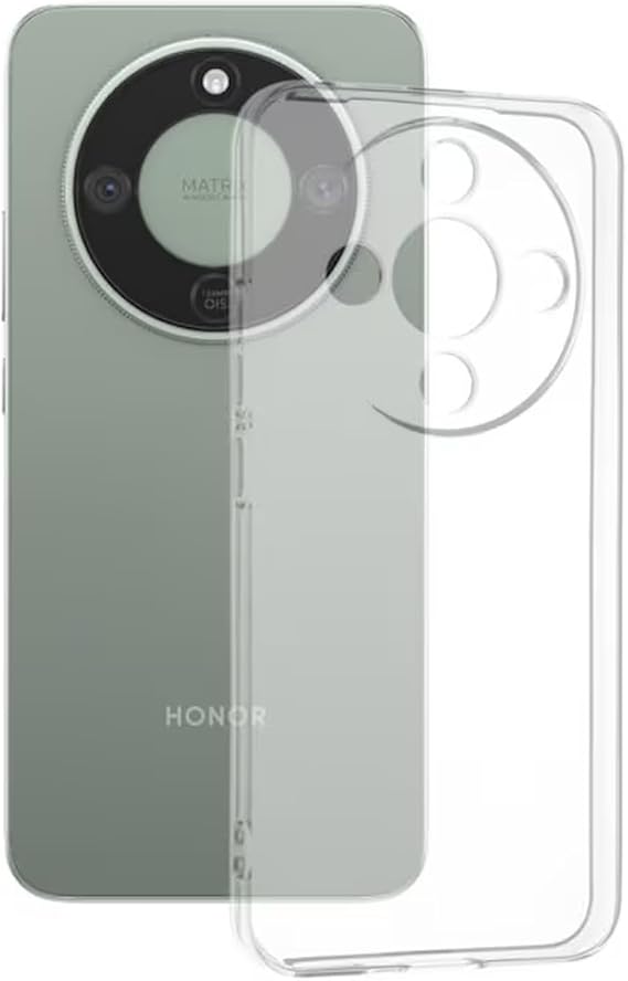 Microcase Honor Magic 8 Lite ile Uyumlu Slim Serisi Soft TPU Silikon Kılıf - Şeffaf AL3324