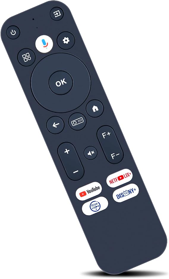 ZWP Replacement Voice Remote Control Compatible for WANBO Mozart 1 Pro/M1 PRO, ETOE E3 PRO/Whale Pro Smart Projector, for ZCGIOBN, Nova C40 Poseidon E40 Projector