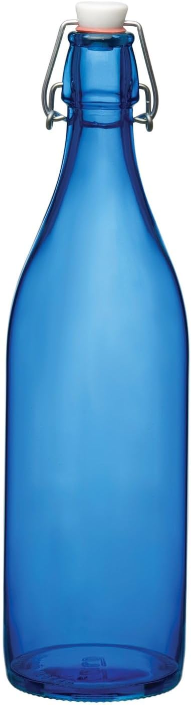 Bormioli Rocco Giara Bottle 33.75 Oz - Blue