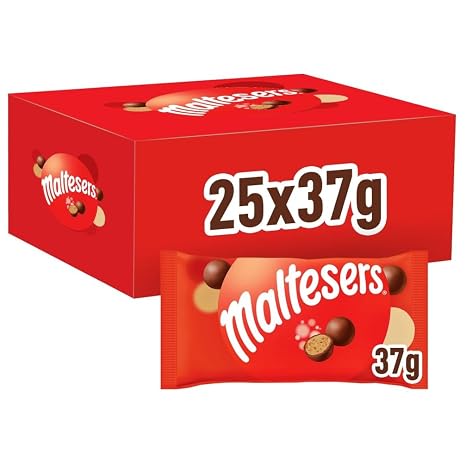 Maltesers Chocolate Chocolate Balls Sweets Bulk Pack 25 x 37g