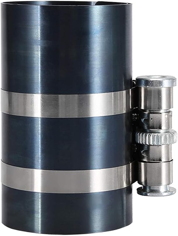 60-150mm 4 Inch Aramox Piston Ring Compressor,Manganese Steel Engine Piston Ring Compressor Tool Installer 53-175mm Ratcheting (4inch)