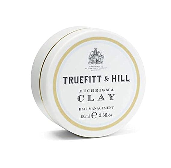 Truefitt & Hill Euchrisma Clay Hair Styling Clay for Men, Fresh scent, 3.3 fl. oz.
