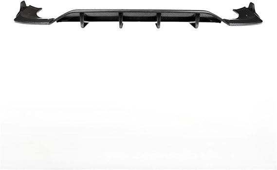 Rear Bumper Diffuser For VW For Tiguan MK3 For Line 2024 2025 Euro Model Rear Bumper Lip Spoiler Splitter Diffuser Surround Trim Body Kits Tuning(Carbon Fiber Look)